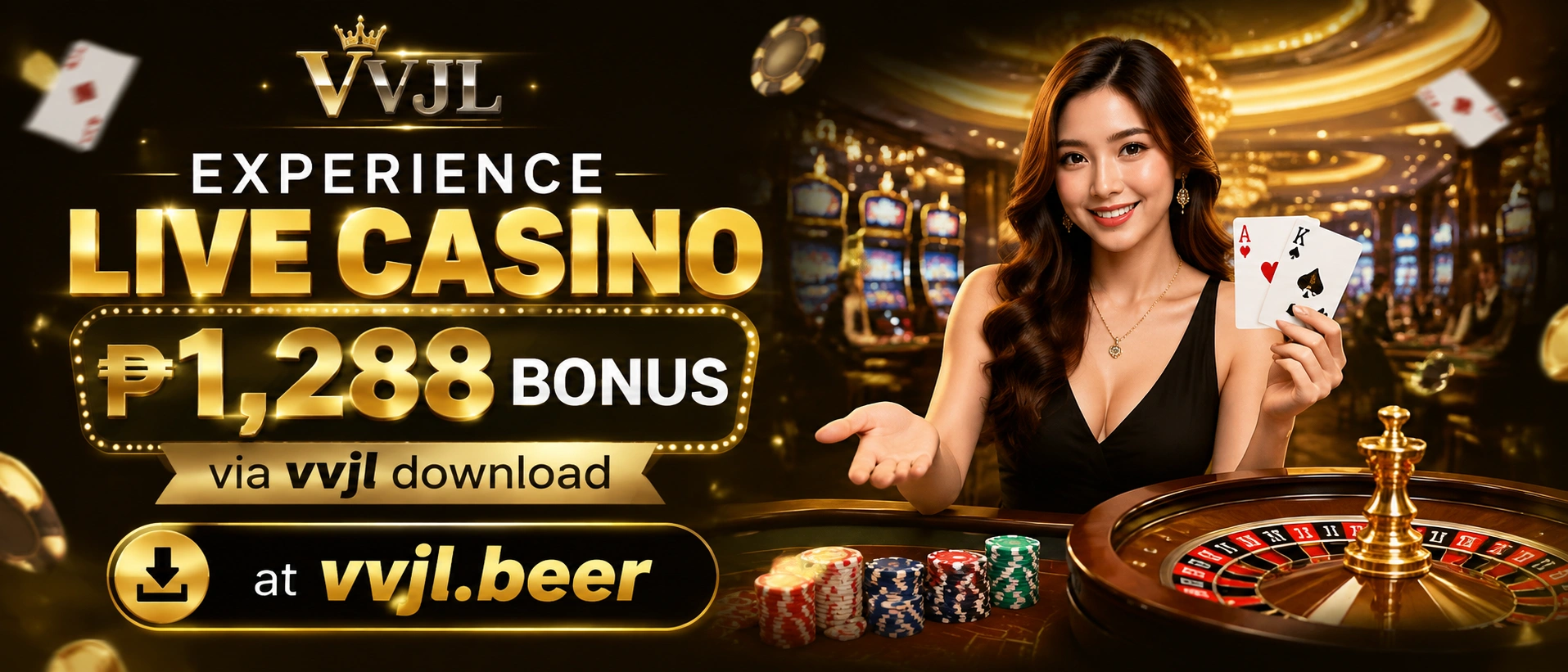 vvjl live casino interface with dealer tables